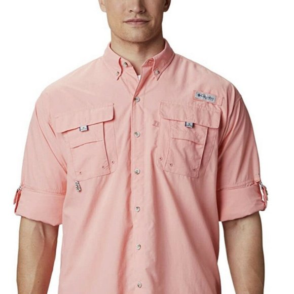 NWT Columbia Bahama II Long Sleeve Sorbet Button - Picture 2 of 8